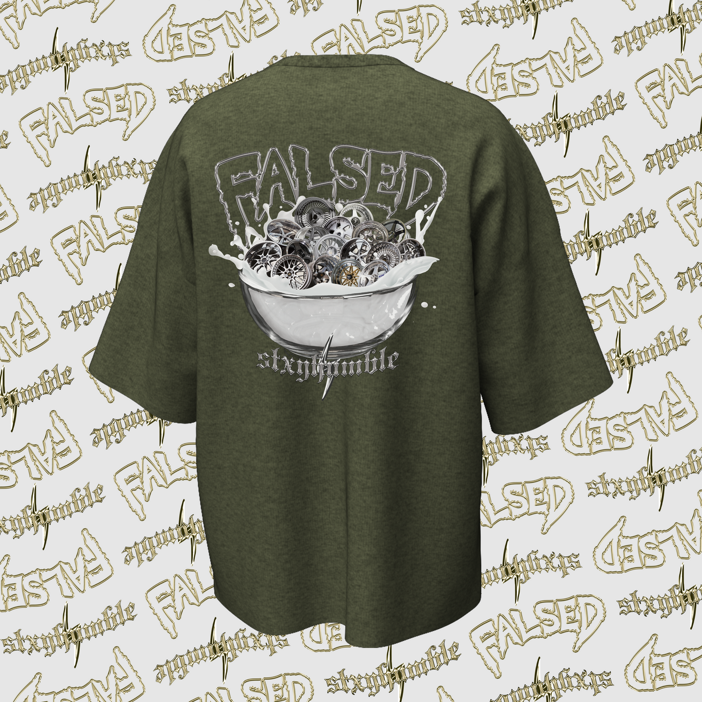 FALSED x STXYHUMBLE Oversized Tee